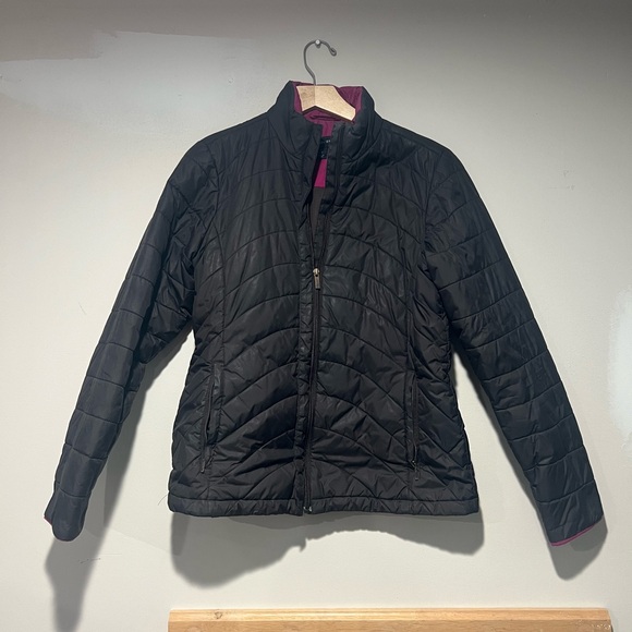 Lands' End Jackets & Blazers - Women's Brown Quilted Jacket